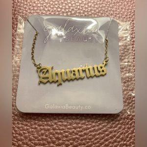 Brand New Aquarius Necklace